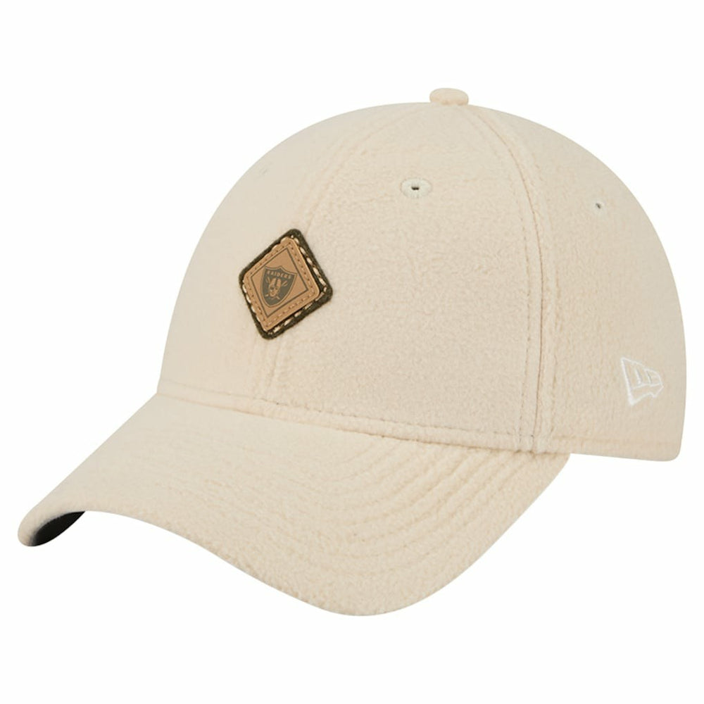 Las Vegas Raiders New Era Women's Comfy 9FORTY Adjustable Hat Cream | NFL