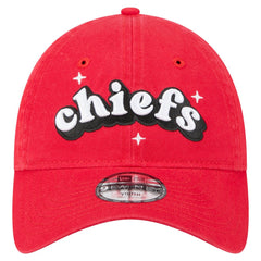 Kansas City Chiefs New Era Girls Youth Cheer 9TWENTY Adjustable Hat Red | NFL