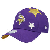 Minnesota Vikings New Era Women's Stardom A-Frame 9FORTY Adjustable Hat Purple | NFL