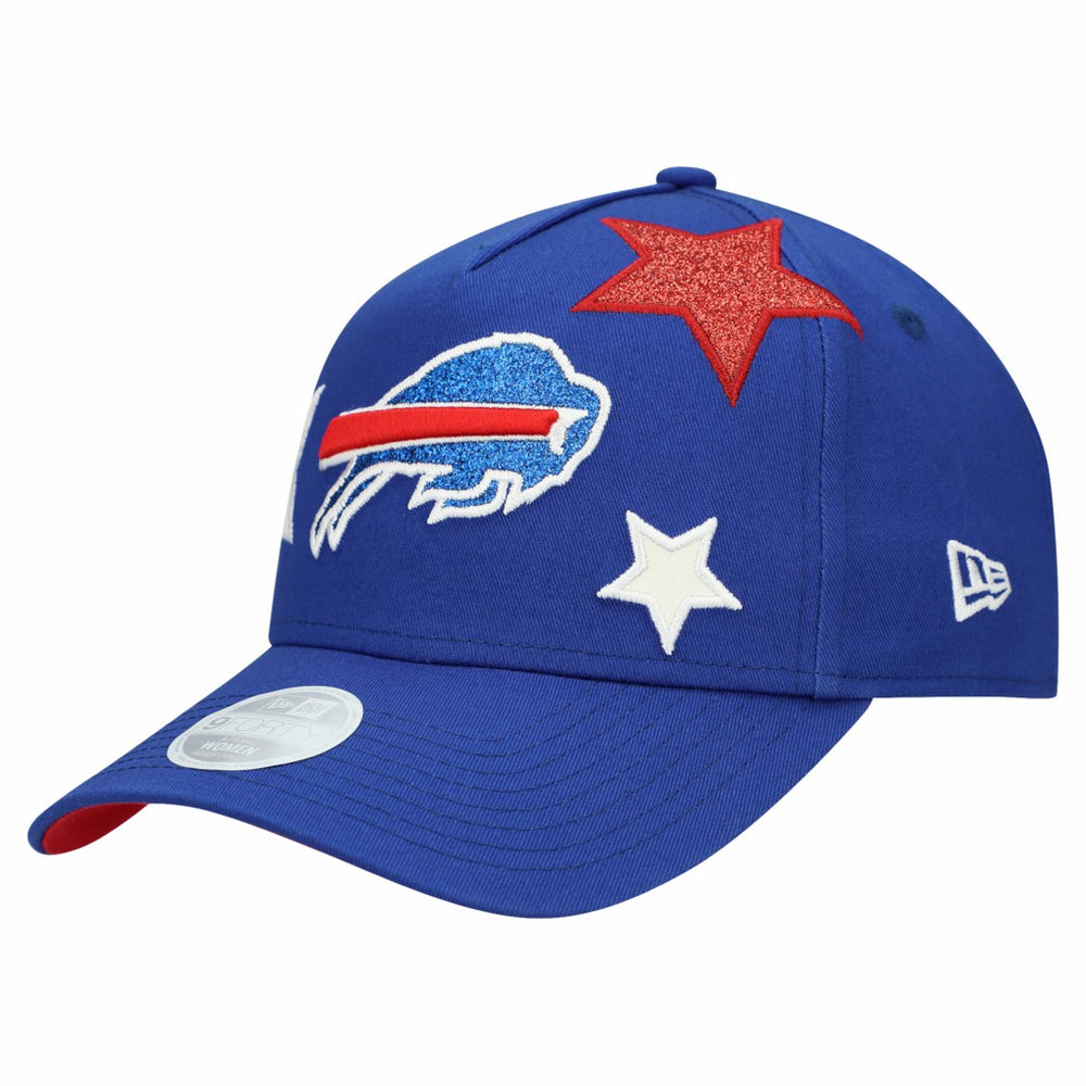 Buffalo Bills New Era Women's Stardom A-Frame 9FORTY Adjustable Hat Royal | NFL