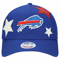 Buffalo Bills New Era Women's Stardom A-Frame 9FORTY Adjustable Hat Royal | NFL
