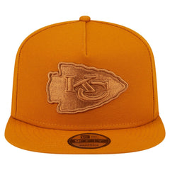Kansas City Chiefs New Era Color Pack A-Frame 9FIFTY Snapback Hat Brown | NFL