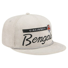 Cincinnati Bengals New Era Cord Rope Corduroy 9FIFTY Snapback Hat Gray | NFL