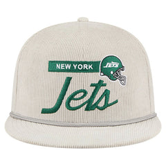 New York Jets New Era Cord Rope Corduroy 9FIFTY Snapback Hat Gray | NFL