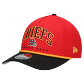Kansas City Chiefs New Era Youth Arch COOLERA 9FORTY A-Frame Adjustable Hat Red/Black | NFL