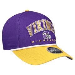 Minnesota Vikings New Era Youth Arch COOLERA 9FORTY A-Frame Adjustable Hat Purple/Gold | NFL