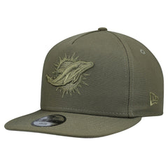 Miami Dolphins New Era Youth Color Pack A-Frame 9FIFTY Snapback Hat Olive | NFL