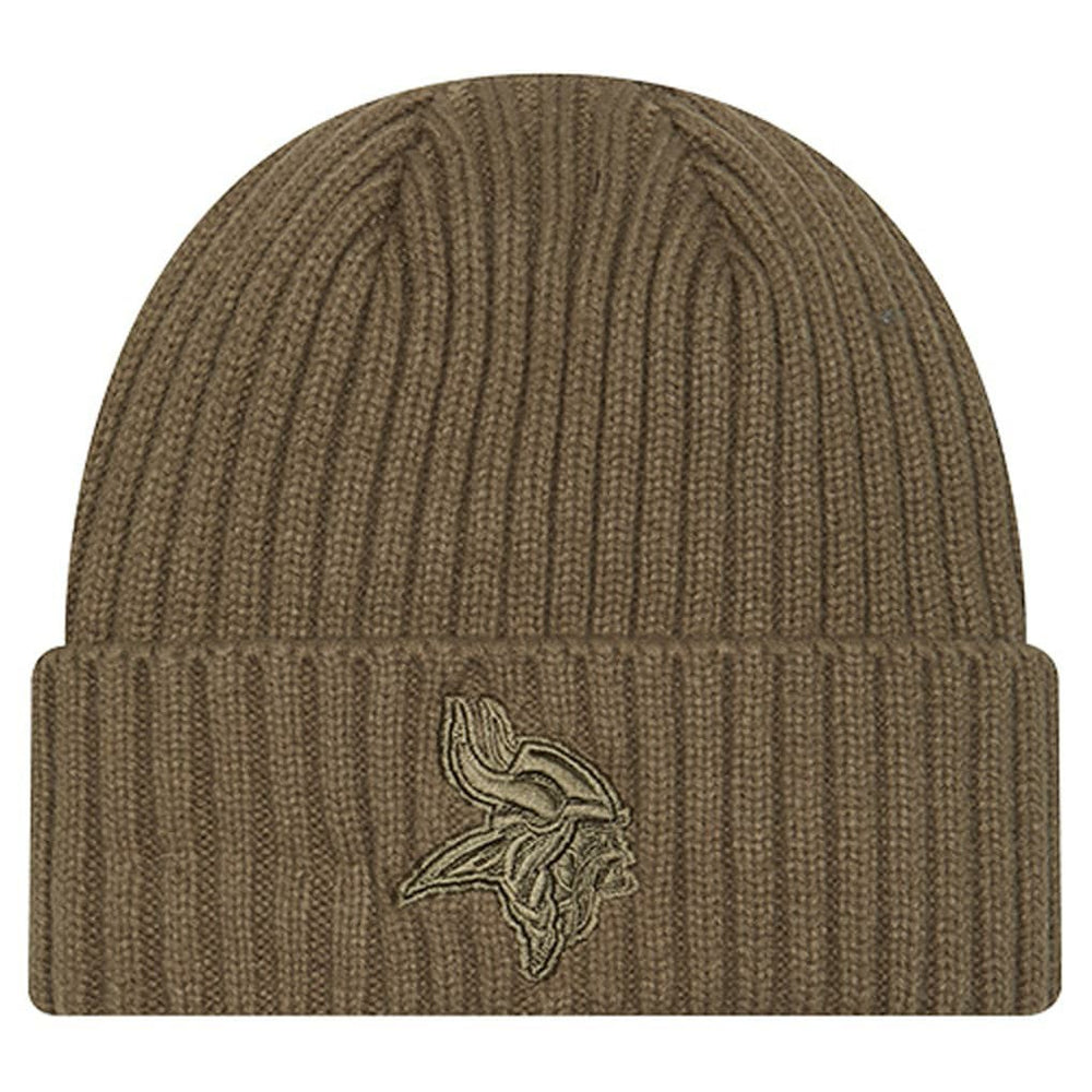 Minnesota Vikings New Era Youth Color Pack Cuffed Knit Hat Olive | NFL