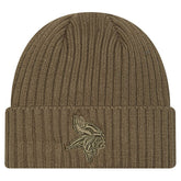 Minnesota Vikings New Era Youth Color Pack Cuffed Knit Hat Olive | NFL