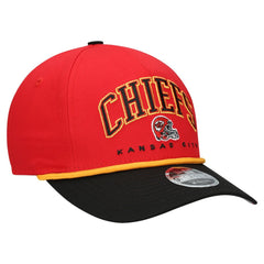 Kansas City Chiefs New Era Preschool Arch COOLERA 9FORTY A-Frame M-Crown Adjustable Hat Red/Black | NFL