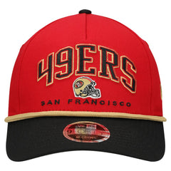 San Francisco 49ers New Era Preschool Arch COOLERA 9FORTY A-Frame M-Crown Adjustable Hat Scarlet/Gold | NFL