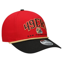 San Francisco 49ers New Era Preschool Arch COOLERA 9FORTY A-Frame M-Crown Adjustable Hat Scarlet/Gold | NFL