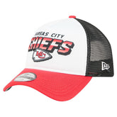 Kansas City Chiefs New Era Preschool 9FORTY A-Frame Adjustable Hat White | NFL