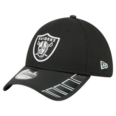 Las Vegas Raiders New Era Visor Hit 39THIRTY Flex Hat Black | NFL