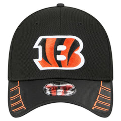 Cincinnati Bengals New Era Visor Hit 39THIRTY Flex Hat Black | NFL