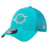 Miami Dolphins New Era Outline 39THIRTY Flex Hat Aqua | NFL
