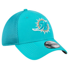 Miami Dolphins New Era Outline 39THIRTY Flex Hat Aqua | NFL