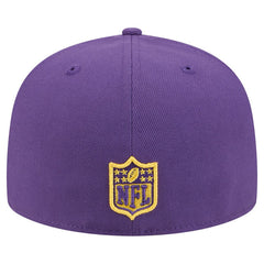 Minnesota Vikings New Era Break 59FIFTY Fitted Hat Purple/Gold | NFL