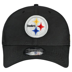 Pittsburgh Steelers New Era Tonal Camo 39THIRTY Stretch Fit Hat Black | NFL