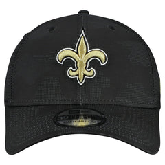 New Orleans Saints New Era Tonal Camo 39THIRTY Stretch Fit Hat Black | NFL