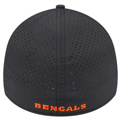 Cincinnati Bengals New Era Perforated 39THIRTY Flex Hat Black | NFL