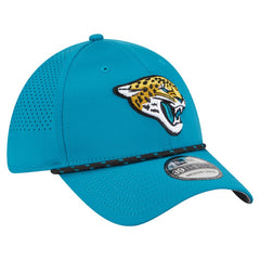 Jacksonville Jaguars New Era Perforated 39THIRTY Flex Hat Teal | NFL