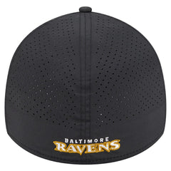 Baltimore Ravens New Era Perforated 39THIRTY Flex Hat Black | NFL