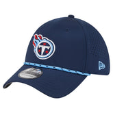 Tennessee Titans New Era Perforated 39THIRTY Flex Hat Navy | NFL