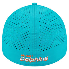 Miami Dolphins New Era Perforated 39THIRTY Flex Hat Aqua | NFL