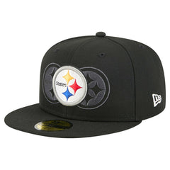 Pittsburgh Steelers New Era Tri-Hit 59FIFTY Fitted Hat Black | NFL