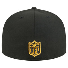 Pittsburgh Steelers New Era Tri-Hit 59FIFTY Fitted Hat Black | NFL