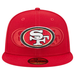 San Francisco 49ers New Era Tri-Hit 59FIFTY Fitted Hat Scarlet | NFL