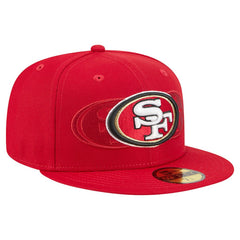 San Francisco 49ers New Era Tri-Hit 59FIFTY Fitted Hat Scarlet | NFL