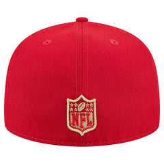San Francisco 49ers New Era Tri-Hit 59FIFTY Fitted Hat Scarlet | NFL