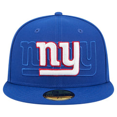 New York Giants New Era Tri-Hit 59FIFTY Fitted Hat Royal | NFL
