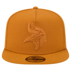 Minnesota Vikings New Era Color Pack A-Frame 59FIFTY Fitted Hat Brown | NFL