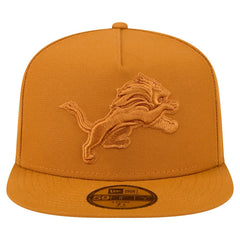 Detroit Lions New Era Color Pack A-Frame 59FIFTY Fitted Hat Brown | NFL