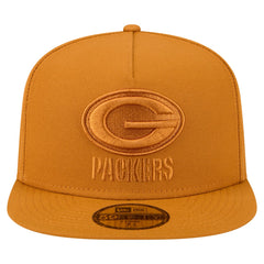 Green Bay Packers New Era Color Pack A-Frame 59FIFTY Fitted Hat Brown | NFL