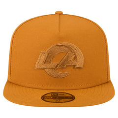 Los Angeles Rams New Era Color Pack A-Frame 59FIFTY Fitted Hat Brown | NFL