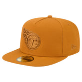 Tennessee Titans New Era Color Pack A-Frame 59FIFTY Fitted Hat Brown | NFL