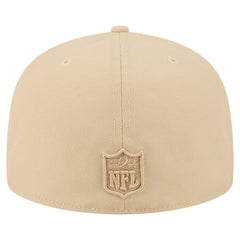 New Orleans Saints New Era Color Pack A-Frame 59FIFTY Fitted Hat Light Beige | NFL