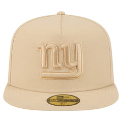 New York Giants New Era Color Pack A-Frame 59FIFTY Fitted Hat Light Beige | NFL