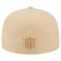 Cleveland Browns New Era Color Pack A-Frame 59FIFTY Fitted Hat Light Beige | NFL