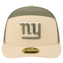 New York Giants New Era Two-Tone Color Pack Split Panel 59FIFTY Fitted Hat Light Beige/Olive | NFL