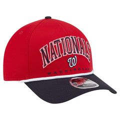Washington Nationals New Era Arch 9FORTY A-Frame M-Crown Adjustable Hat - MLB