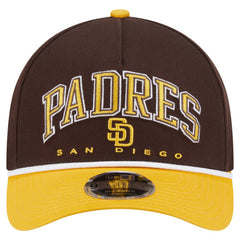 San Diego Padres New Era Arch 9FORTY A-Frame M-Crown Adjustable Hat - MLB