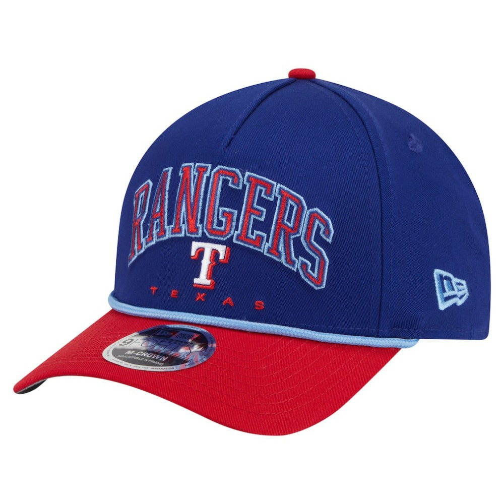 Texas Rangers New Era Arch 9FORTY A-Frame M-Crown Adjustable Hat - MLB