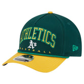 Athletics New Era Arch 9FORTY A-Frame M-Crown Adjustable Hat - MLB