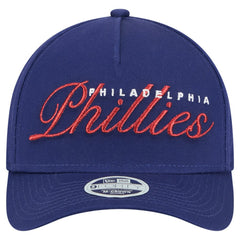 Philadelphia Phillies New Era Women's Metallic A-Frame 9FORTY Adjustable Hat - MLB