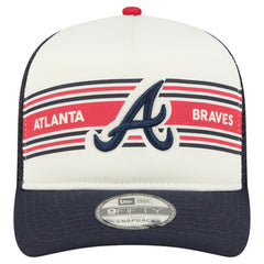 Atlanta Braves New Era Banner A-Frame 9FIFTY Trucker Snapback Hat - MLB